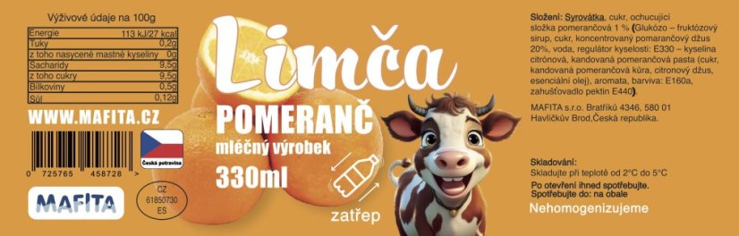 Limča Pomeranč  - 330 ml