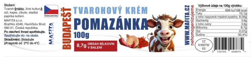 Pomazánka Budapešť 100 ml