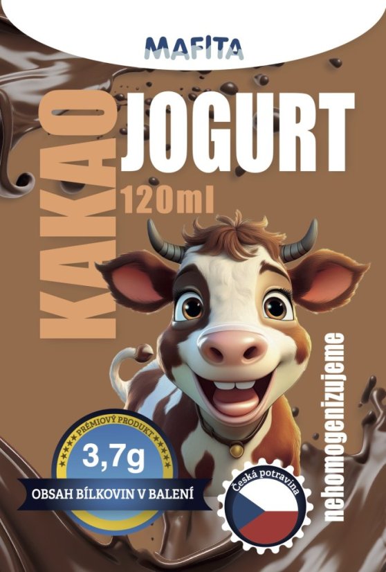 Jogurtová kapsička  kakaová 120ml