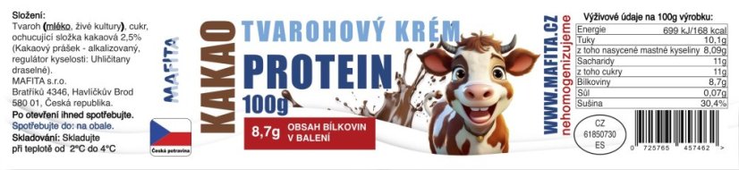 Tvaroh Mafiťáček Kakao 100 ml