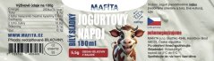 Jogurtový nápoj bílý sladký - 180 ml PET